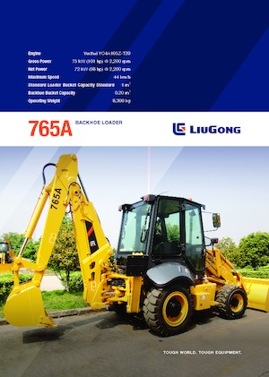 Koparko-ładowarki Liugong 765A 
