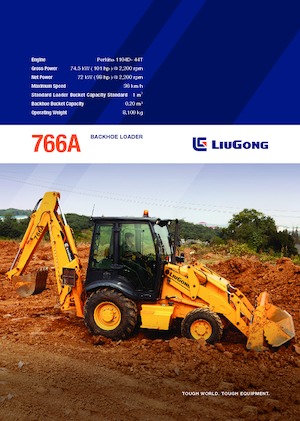 Koparko-ładowarki Liugong 766A 