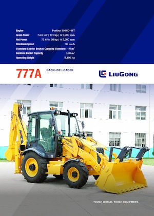 Koparko-ładowarki Liugong 777A 
