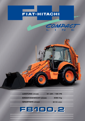 Koparko-ładowarki Fiat-Hitachi FB 100.2