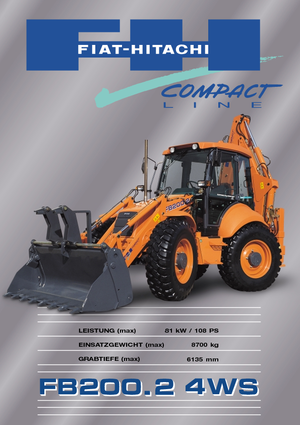 Koparko-ładowarki Fiat-Hitachi FB 200.2