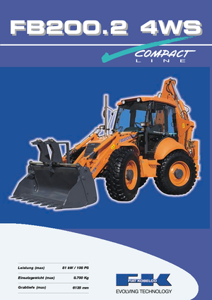 Koparko-ładowarki Fiat Kobelco FB 200.2