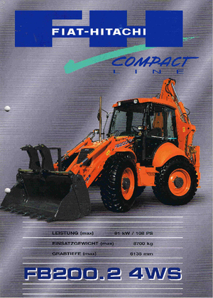 Koparko-ładowarki Fiat-Hitachi FB 200 4WS