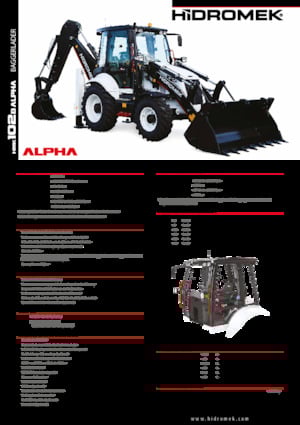 Koparko-ładowarki Hidromek HMK 102 B Alpha