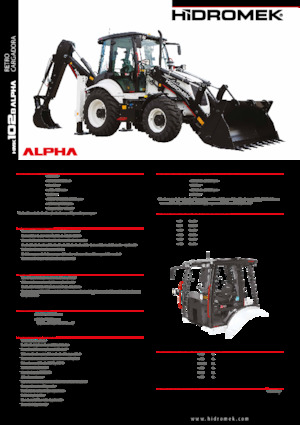Koparko-ładowarki Hidromek HMK 102 B Alpha