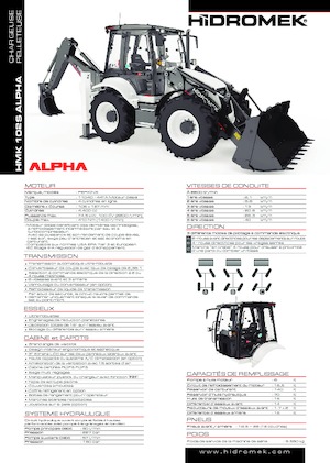 Koparko-ładowarki Hidromek HMK 102 S Alpha