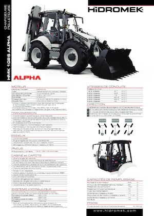 Koparko-ładowarki Hidromek HMK 102 S Alpha