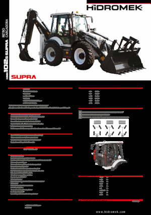 Koparko-ładowarki Hidromek HMK 102 S Supra