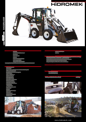 Koparko-ładowarki Hidromek HMK 62 SS