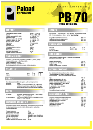 Koparko-ładowarki Palazzani PB 70.2