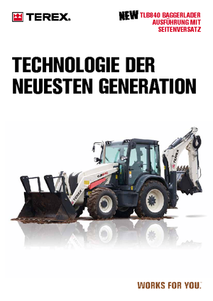 Koparko-ładowarki Terex TLB 840