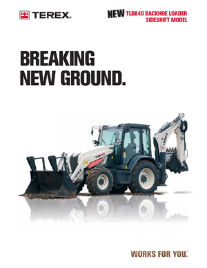 Koparko-ładowarki Terex TLB 840