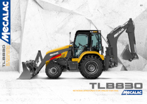 Koparko-ładowarki Mecalac TLB830