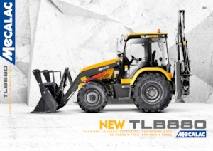 Koparko-ładowarki Mecalac TLB880
