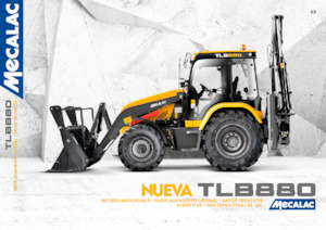 Koparko-ładowarki Mecalac TLB880