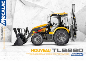 Koparko-ładowarki Mecalac TLB880