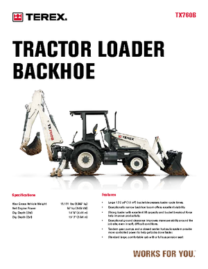 Koparko-ładowarki Terex TX 760 B