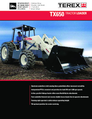 Koparko-ładowarki Terex TX650