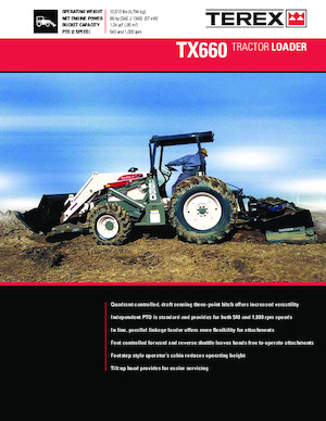 Koparko-ładowarki Terex TX660