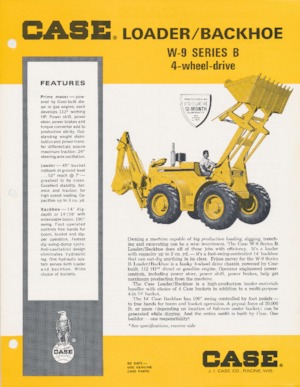 Koparko-ładowarki Case W-9 