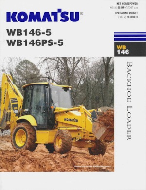 Koparko-ładowarki Komatsu WB 146-5