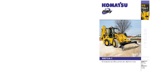 Koparko-ładowarki Komatsu WB70A-1