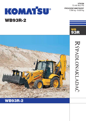 Koparko-ładowarki Komatsu WB93R-2