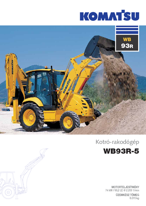 Koparko-ładowarki Komatsu WB93R-5E0