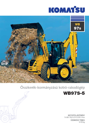 Koparko-ładowarki Komatsu WB97S-5E0
