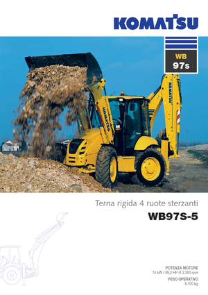 Koparko-ładowarki Komatsu WB97S-5E0