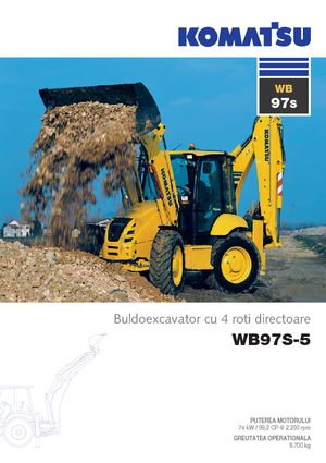 Koparko-ładowarki Komatsu WB97S-5E0