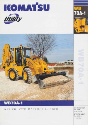 Koparko-ładowarki Komatsu WB70A-1