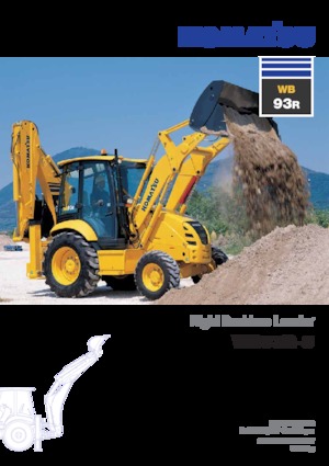 Koparko-ładowarki Komatsu WB93R-5 