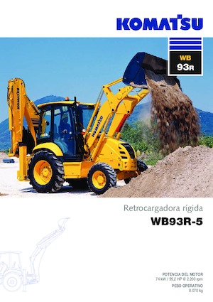 Koparko-ładowarki Komatsu WB93R-5 