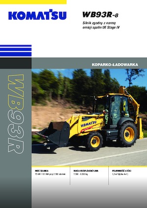 Koparko-ładowarki Komatsu WB93R-8E0