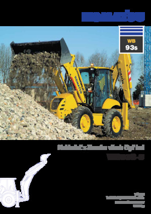 Koparko-ładowarki Komatsu WB93S-5 