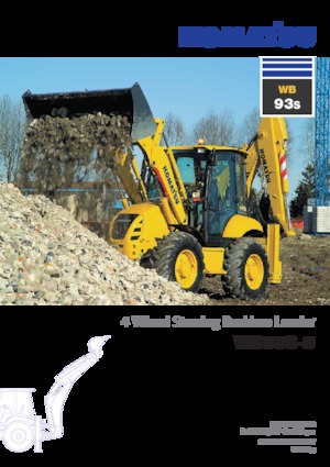 Koparko-ładowarki Komatsu WB93S-5 