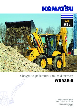 Koparko-ładowarki Komatsu WB93S-5 