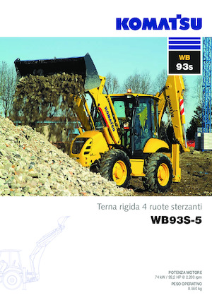 Koparko-ładowarki Komatsu WB93S-5 