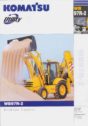 Koparko-ładowarki Komatsu WB97R-2