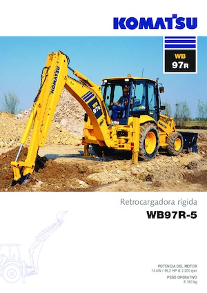 Koparko-ładowarki Komatsu WB97R-5 