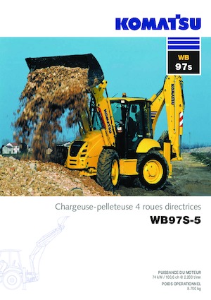 Koparko-ładowarki Komatsu WB97S-5 
