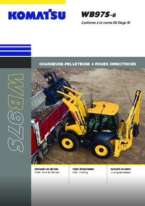 Koparko-ładowarki Komatsu WB97S-8E0