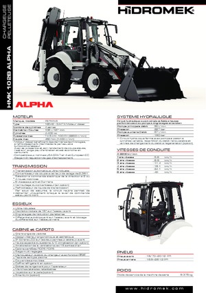 Koparko-ładowarki Hidromek HMK 102 B