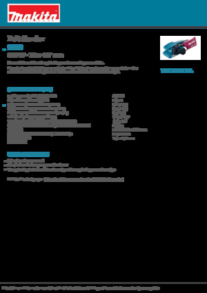 Szlifierki taśmowe Makita 9910