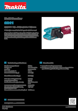 Szlifierki taśmowe Makita 9911