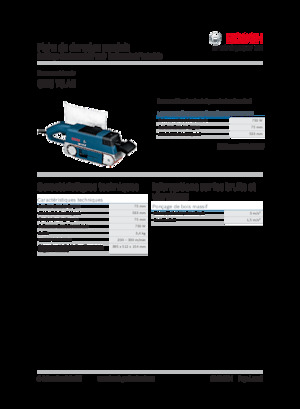 Szlifierki taśmowe Bosch GBS 75 AE