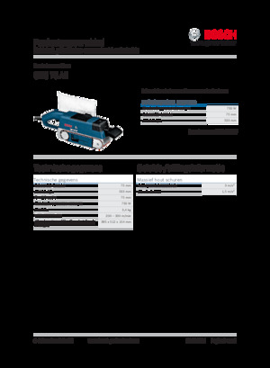 Szlifierki taśmowe Bosch GBS 75 AE