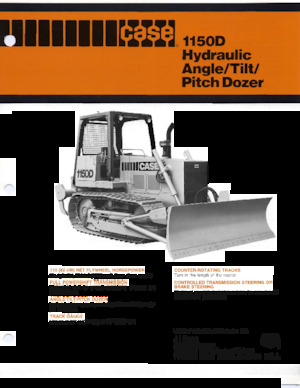 Buldożery Case 1150D
