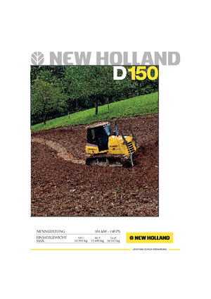 Buldożery New Holland D 150 LGP
